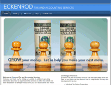 Tablet Screenshot of eckenrodtax.com
